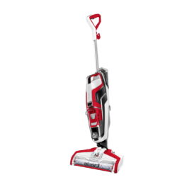 Aspirador de escoba seco y húmedo - BISSELL CrossWave Essential, 560 W, Potencia de succión 32 AirWatt, Depósito 0.82 l, Rojo y Titanio