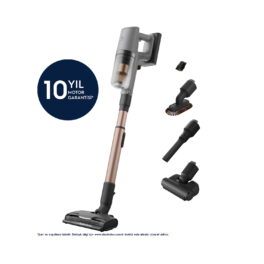 Aspiradora vertical - ELECTROLUX Ultimate 800 EP82AB25UG, 100 W, Potencia de succión 153 W, Depósito 0,4 l, Autonomía 90 min, Gris Urbano