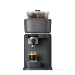 Cafetera express - Philips Baristina Variety BAR320/60, 16 Bar, 2 Compartimentos Grano, Molinillo Cerámico, Espresso y Lungo, 1,2 L, 3 Años Garantía