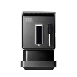 Cafetera superautomática - BLACK & DECKER BXCO1470E, 19 bar, 1470 W, 1 tazas, Negro