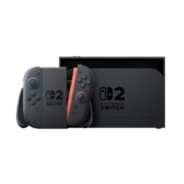 Consola - Nintendo Switch 2, 7.9” Full HD HDR 120 Hz, 256 GB, Magnetic Joy-Con 2 con modo ratón, Batería extraíble, Azul y Rojo Neón