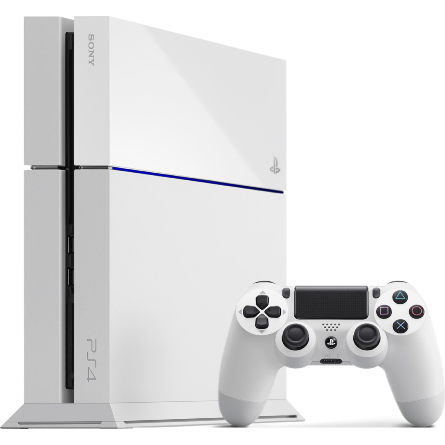 Consola PS4 - SONY 9466314 PS4 500GB BLANCO GLACIAR, 500 GB, Blanco