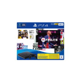 Consola PS4 - SONY 9828723 PS4 500GB NEGRA/FIFA 21, 500 GB, Negro