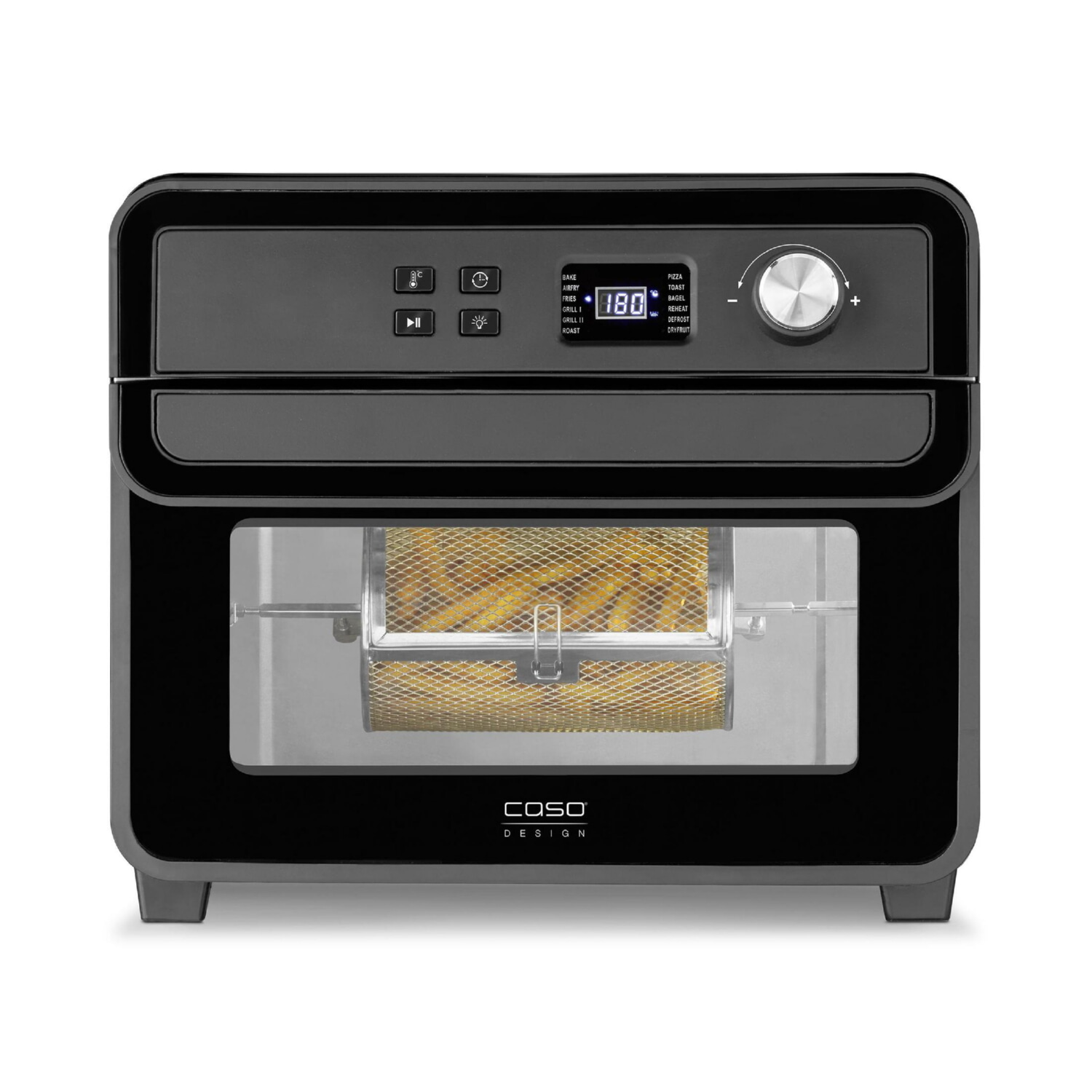 Freidora de aire - CASO 3000, 1700 W, 22 l, Negro