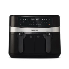 Freidora de aire - TAURUS 973980000-DIGITAL DUO (AF2600D, 2200 W, 9 l, Negro