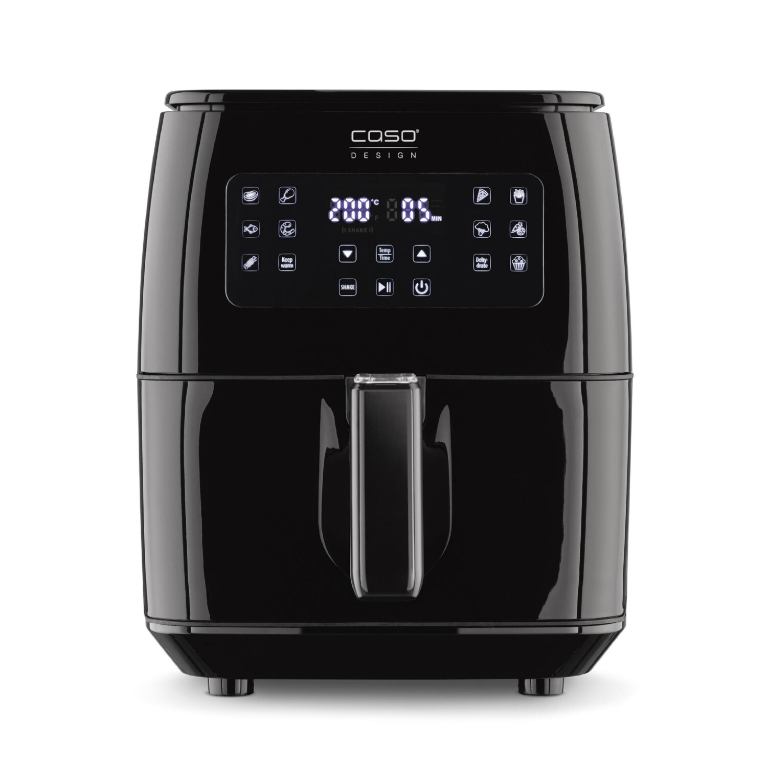 Freidora de aire - CASO AirFryer 600 XL, 1700 W, 6 l, Negro
