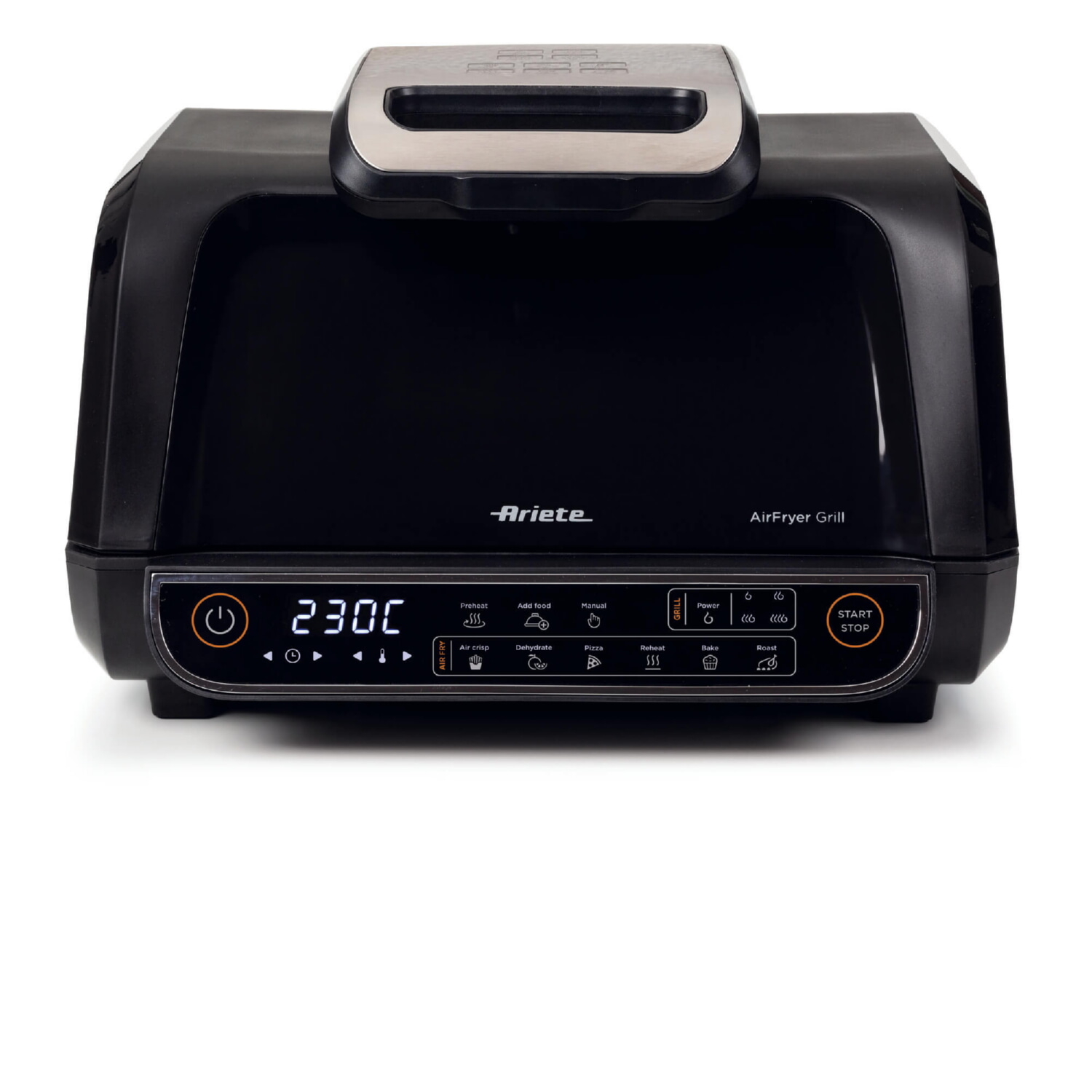 Freidora de aire - ARIETE 00C463500AR0, 1700 W, 8 l, Negro