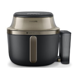 Freidora de aire caliente - PHILIPS NA543/00, 2000 W, 7,2 l, Bicolor