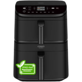 Freidora de aire - Cosori CAF-DC121-AEUR, 10.8 l, 2630 W, 230 °C, 7 Funciones de Cocción, Negro