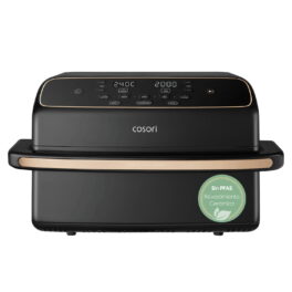 Freidora de aire - Cosori Twinfry Dual Blaze Compact, 8.6 l, 2700 W, 240 °C, 2 Cestas, Negro