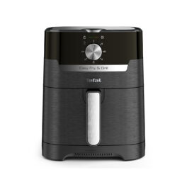 Freidora de aire - TEFAL EY5018, 1400 W, 4,6 l, Negro