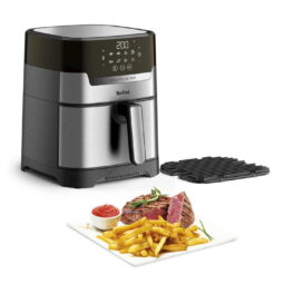 Freidora de aire - TEFAL EY505D, 1400 W, 4,2 l, Inox