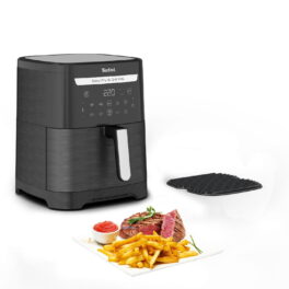 Freidora de aire - TEFAL EY8018, 1830 W, 6,5 l, Negro