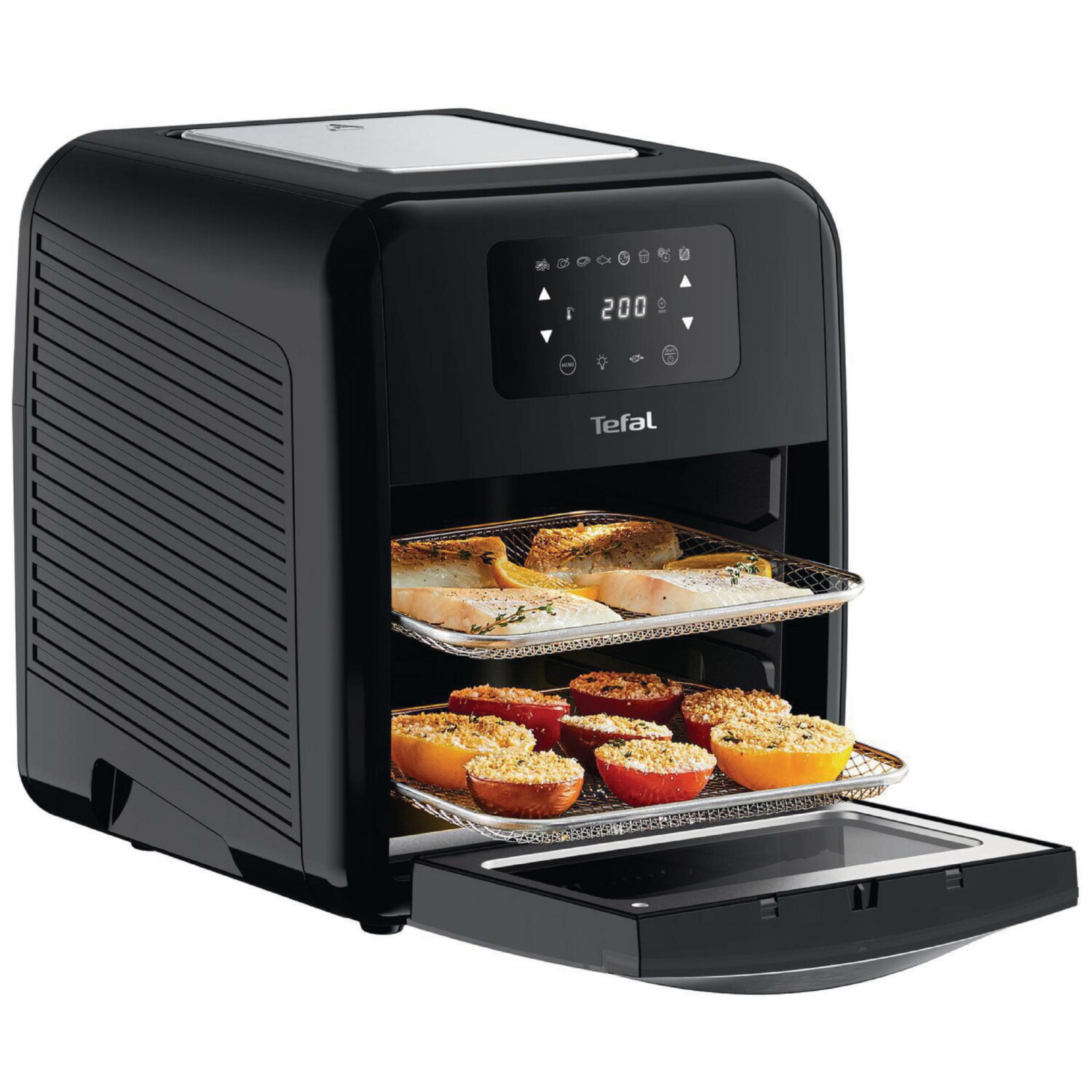 Freidora de aire - TEFAL FW5018, 2000 W, 11 l, Negro
