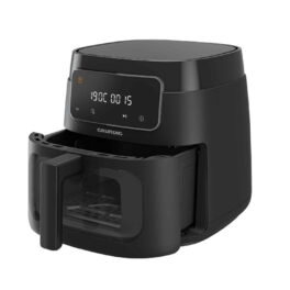 Freidora de aire - GRUNDIG FRY 7320, 1750 W, 7,6 l, Negro