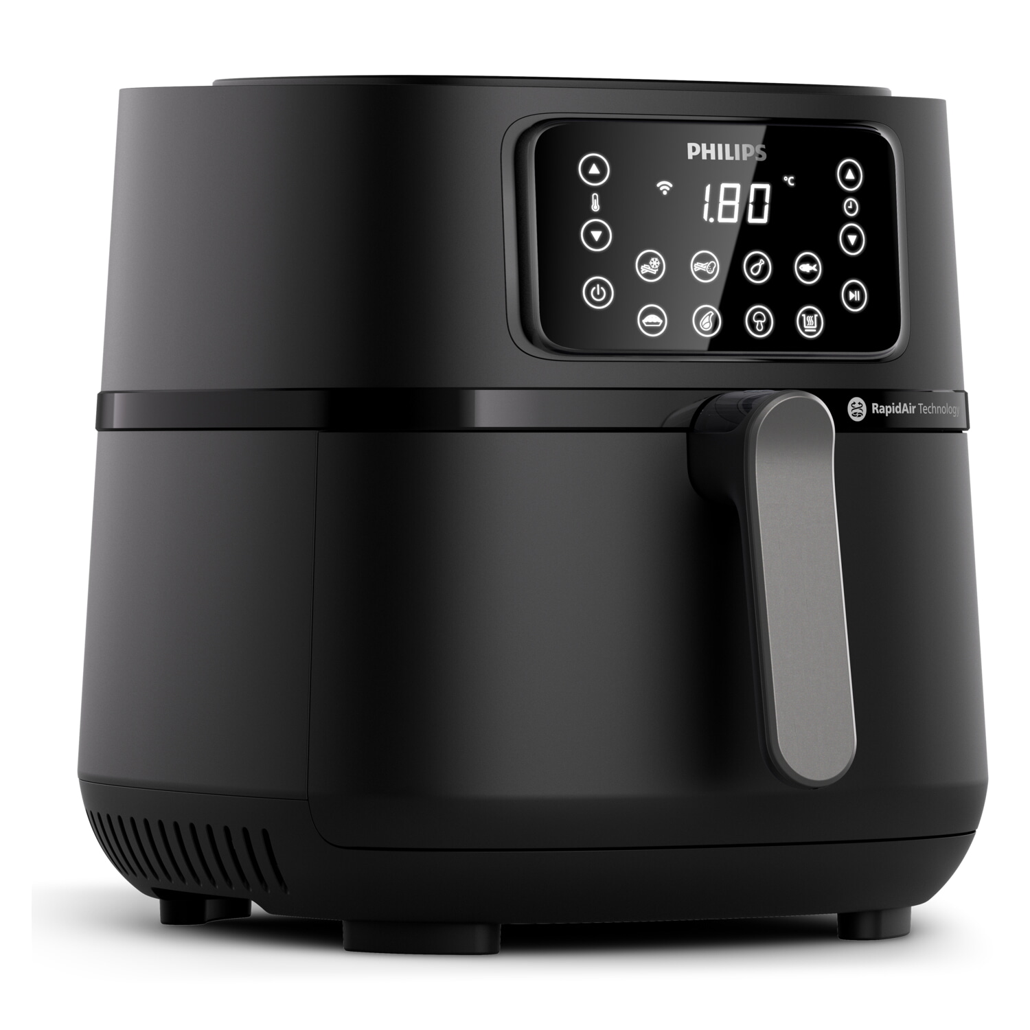 Freidora de aire - PHILIPS HD9285/93, 2000 W, 7,2 l, Negro
