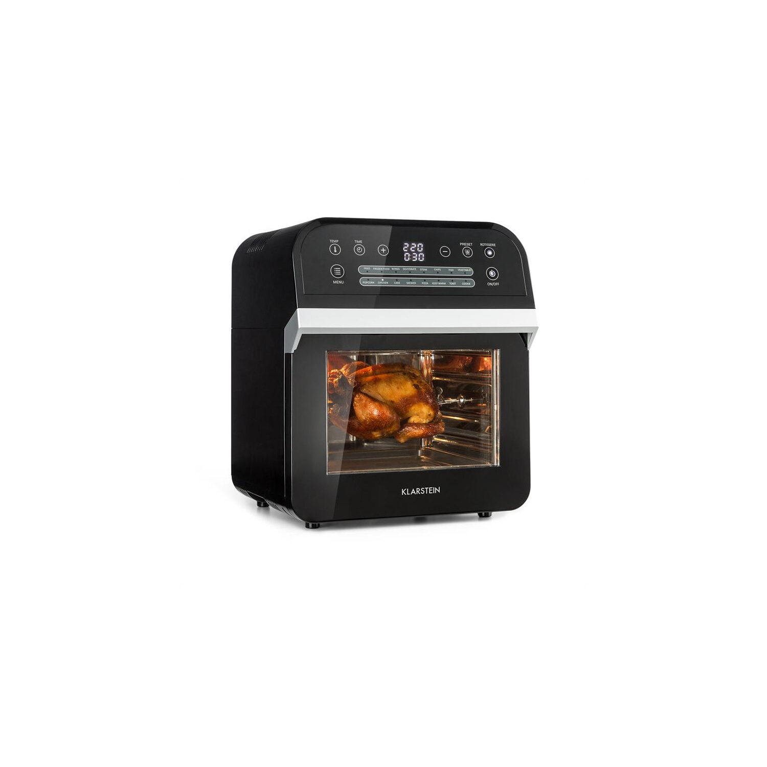 Freidora de aire - KLARSTEIN AeroVital, 1600 W, Negro
