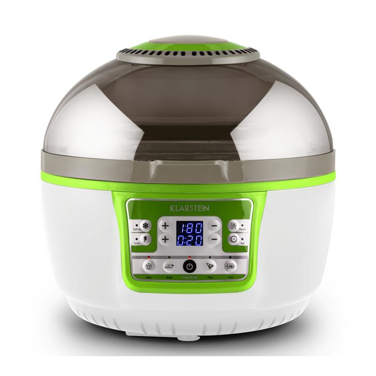 Freidora de aire - KLARSTEIN VitAir, 1400 W, Verde, Cal