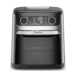 Freidora de aire - MOULINEX Easy Fry Multifunction AL556DF0, 1800 W, 15 l, Negro, Acero inoxidable