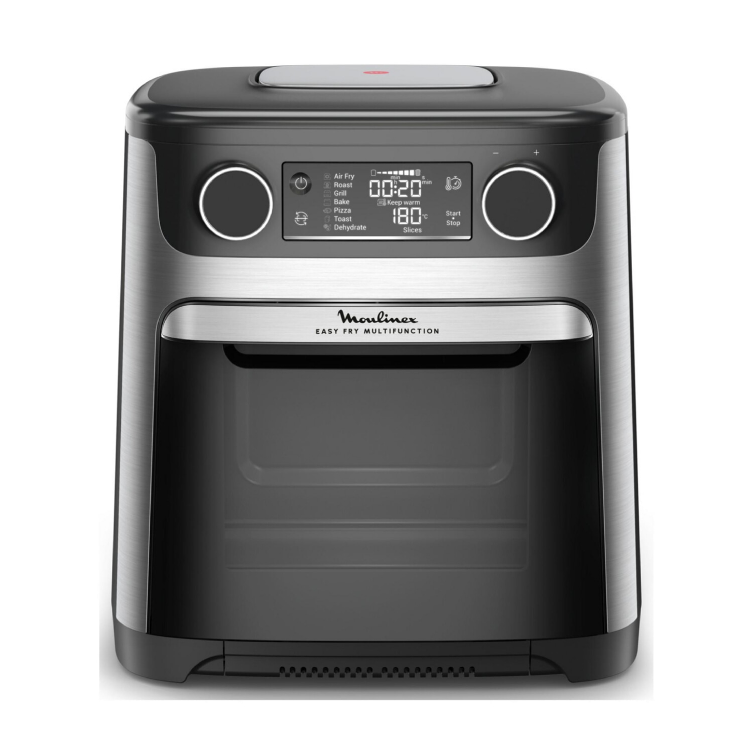 Freidora de aire - MOULINEX Easy Fry Multifunction AL556DF0, 1800 W, 15 l, Negro, Acero inoxidable