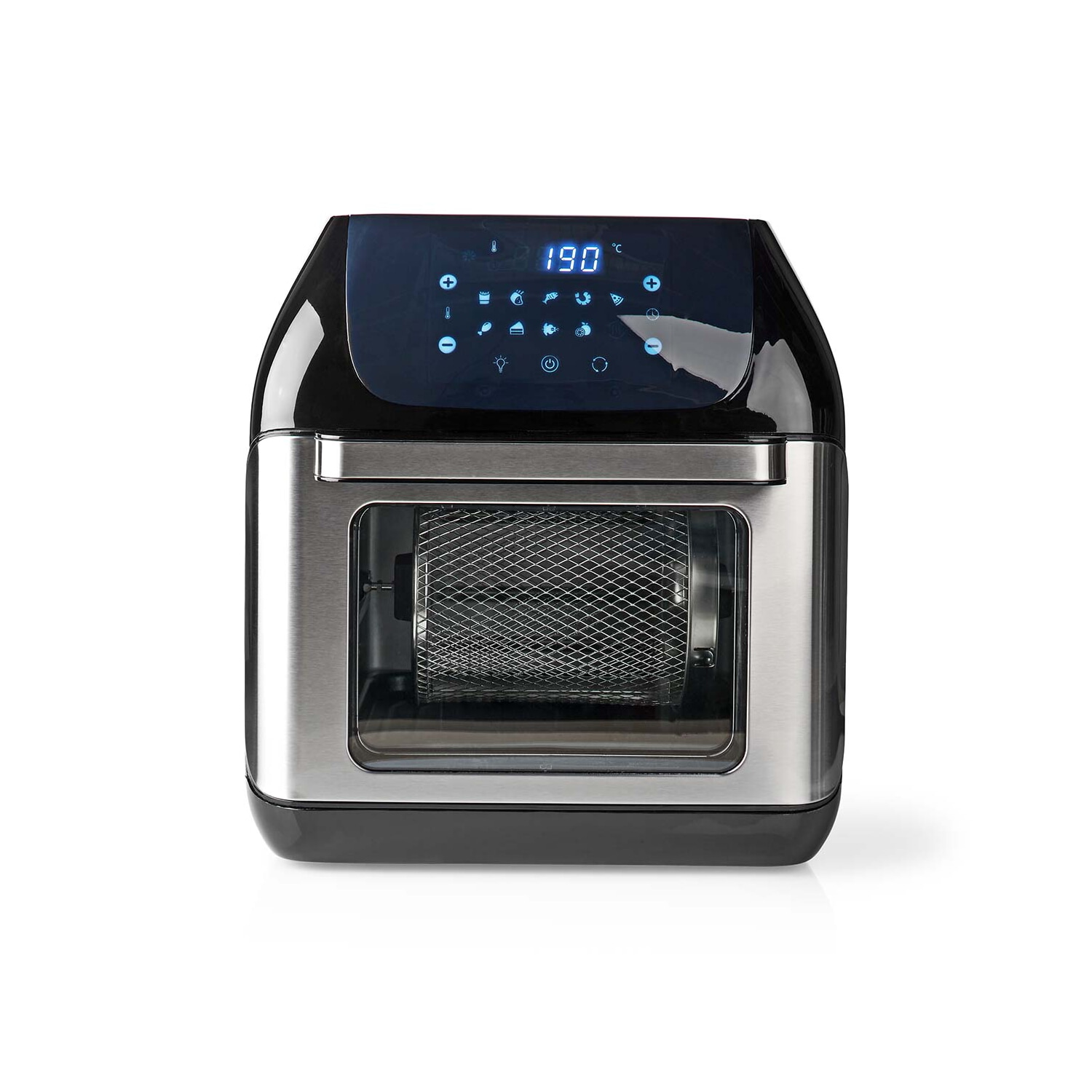 Freidora de aire - NEDIS KAAFO300EBK, 1500 W, 0 g, Negro