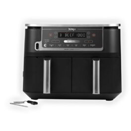 Freidora de aire - NINJA AF451EU, 2470 W, 9,5 l, Negro