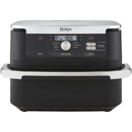 Freidora de aire - Ninja FlexDrawer 7 en 1 AF500EU, 2470 W, 7 Programas, Capacidad 10.4l, De 40°C a 240°C, Negro