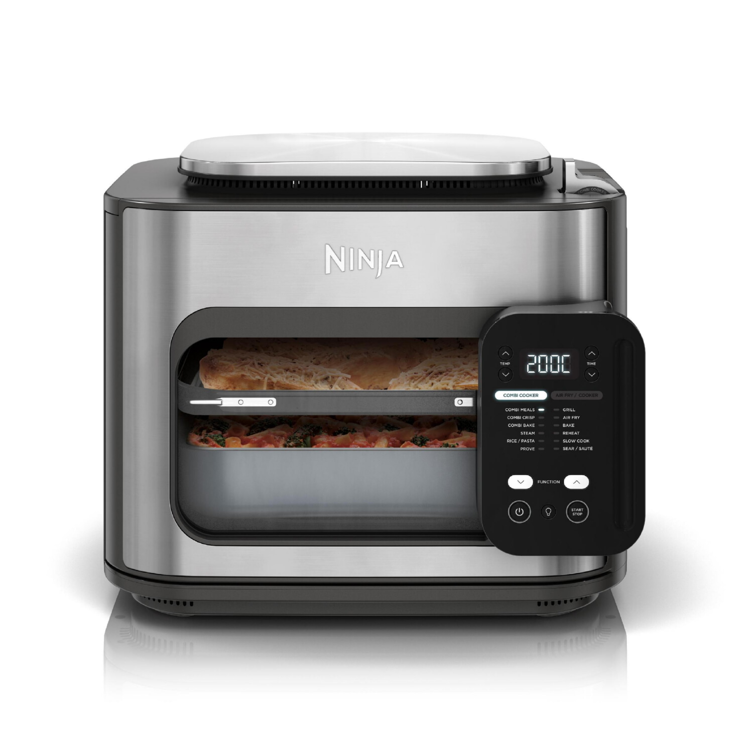 Freidora de aire - NINJA SFP700EU, 1780 W, 12,5 l, Negro, Acero inoxidable