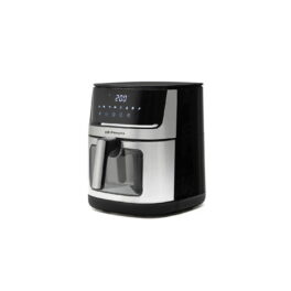 Freidora de aire - ORBEGOZO FDR 8020, 2000 W, 8 l, Negro y Plata