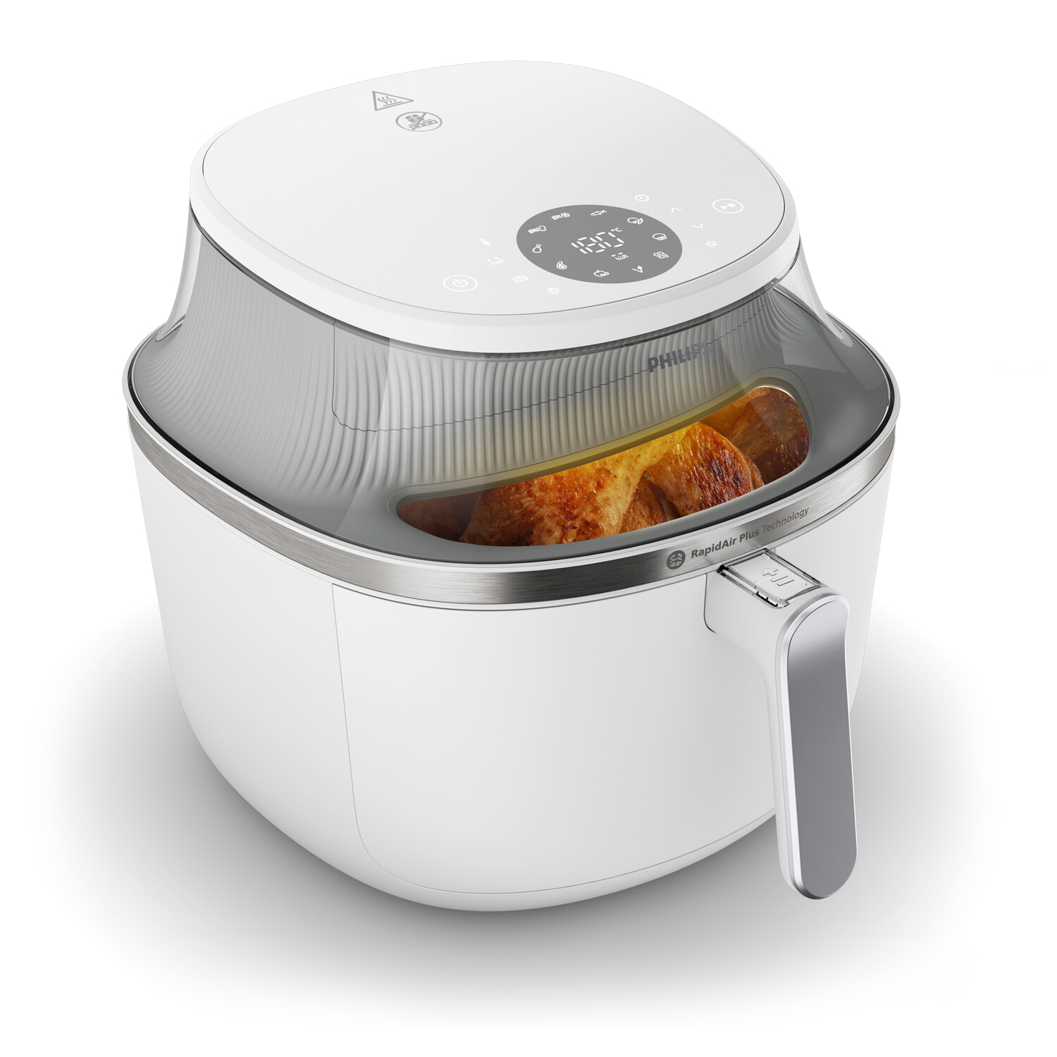 Freidora de aire - PHILIPS 3000 series NA341/10, 2000 W, 7,2 l, Blanco