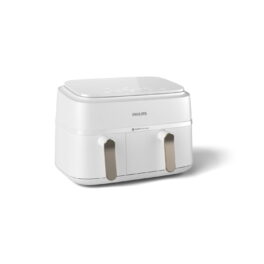 Freidora de aire - PHILIPS 3000 series NA353/10, 2750 W, 9 l, Champán, Blanco