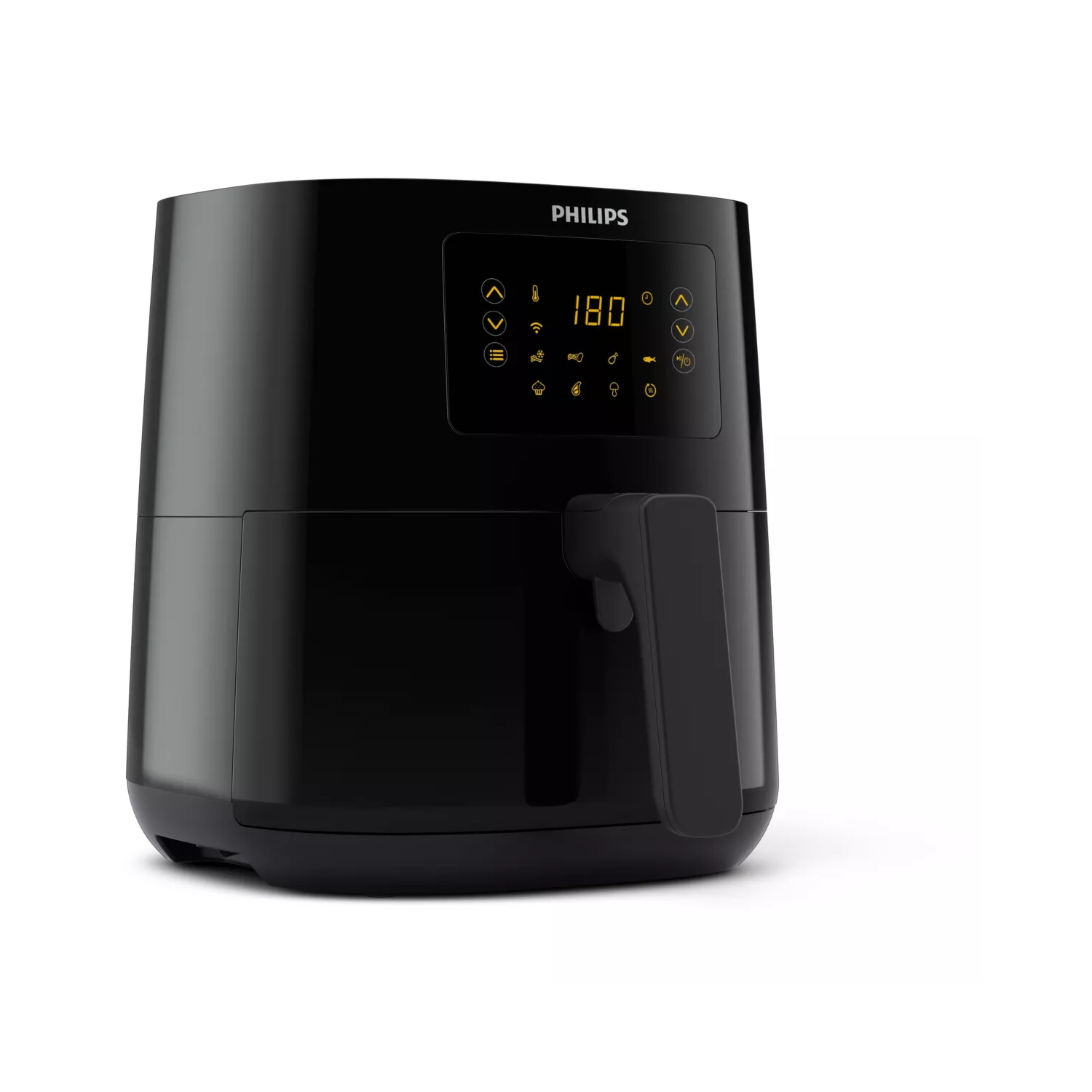 Freidora de aire - PHILIPS HD9255/90, 1400 W, 4,1 l, Negro