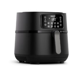 Freidora de aire - PHILIPS HD9285/90, 2000 W, 7,2 l, Negro, Plata
