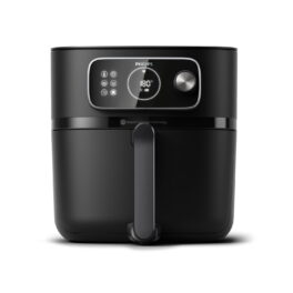 Freidora de aire - PHILIPS HD9876/90, 2200 W, 8,3 l, Negro