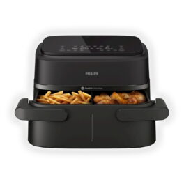 Freidora de aire - PHILIPS NA150/00, 2450 W, 7,1 l, Negro