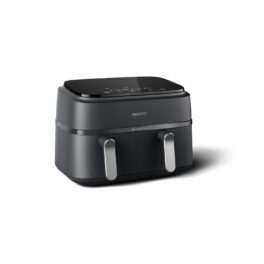 Freidora de aire - PHILIPS Na351.00, 2750 W, 9 l, Negro