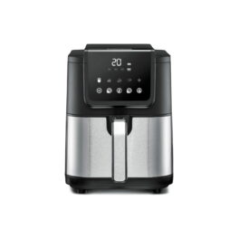 Freidora de aire - ROMMELSBACHER FRH 1500, 1500 W, 5 l, Negro, Acero inoxidable