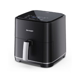 Freidora de aire - SHARP AF-GS552AE-B, 1650 W, 5,5 l, Negro