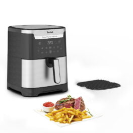 Freidora de aire - TEFAL 785300183856, 1700 W, 6,5 l, Inox