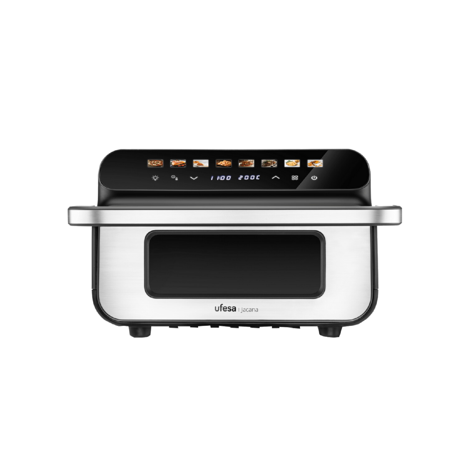 Freidora de aire - UFESA JACANA HORIZONTAL 10 L, 2000 W, 10 l, Inox