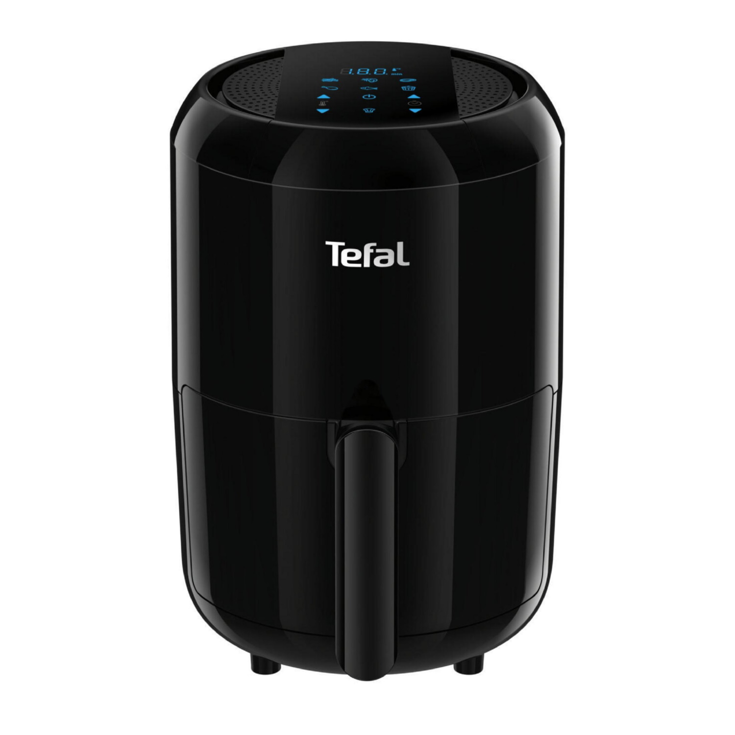 Freidora de aire - TEFAL EASY FRY DIGITAL COMPACT, 1400 W, 1,6 l, Negro