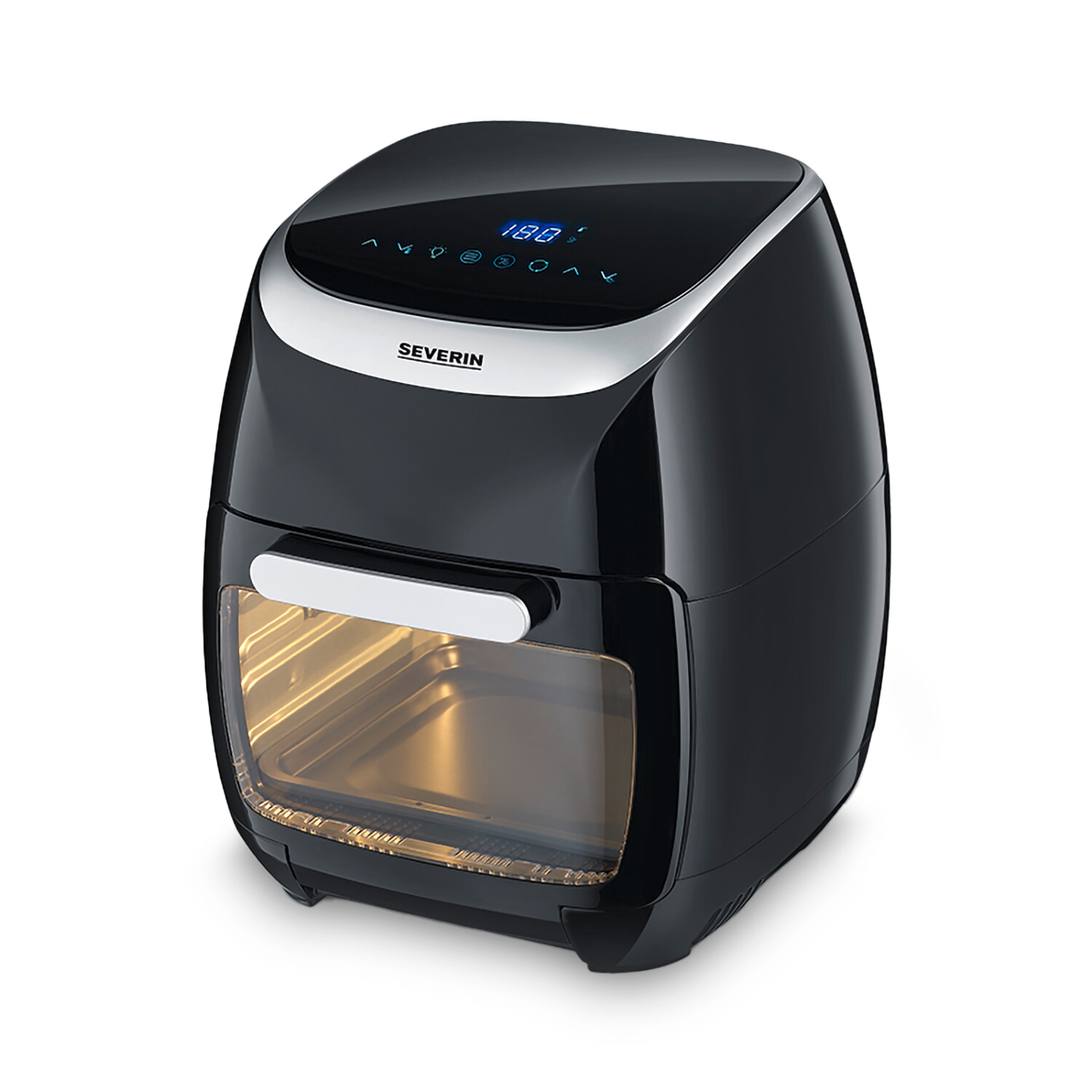 Freidora de aire caliente - SEVERIN FR 2446, 2000 W, 11 l, negro