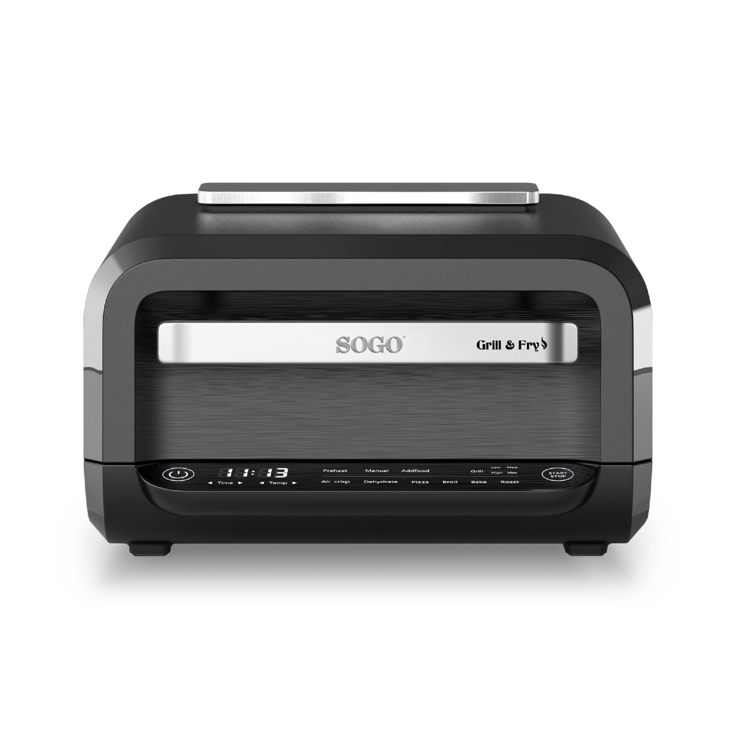 Freidora sin Aceite - SOGO SS-10130, 1700 W, 4 l, Negro