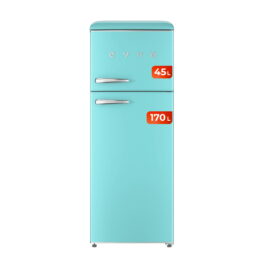 Frigorífico combi - EVVO F45BL, Altura 148,2 cm, Azul Pastel
