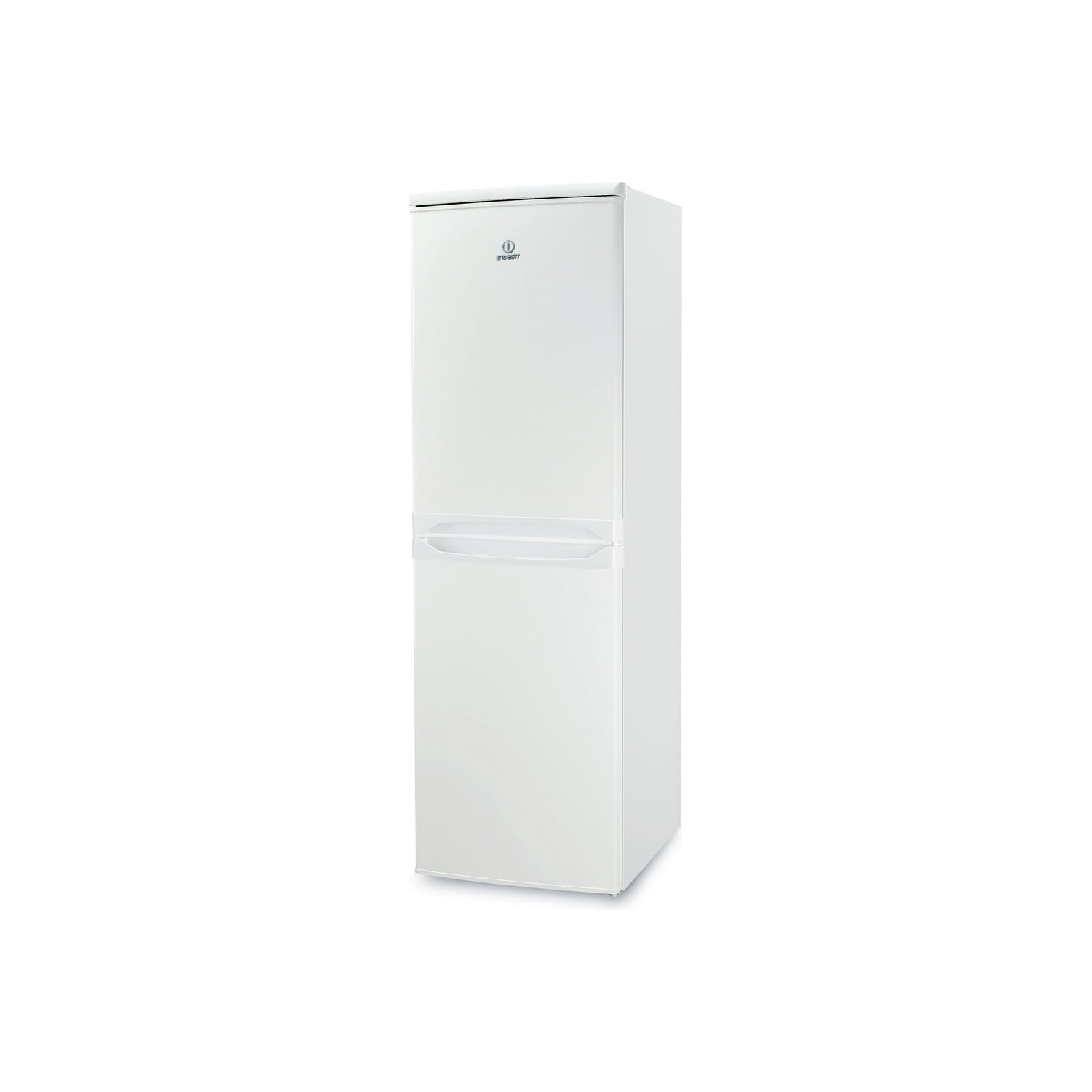 Frigorífico combi - INDESIT CAA 55 1, Cíclico, Altura 1740 mm, Capacidad 254 l, Blanco