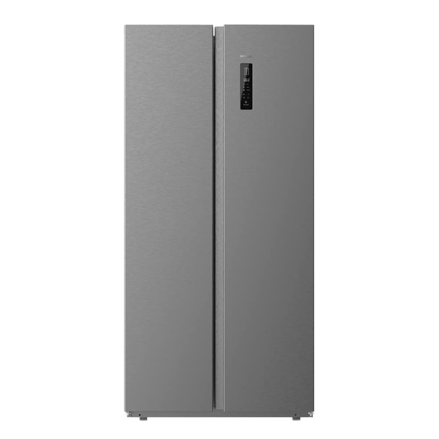 Frigorífico americano - CECOTEC Bolero CoolMarket SBS 430 Dark E, Altura 193 cm, Plateado