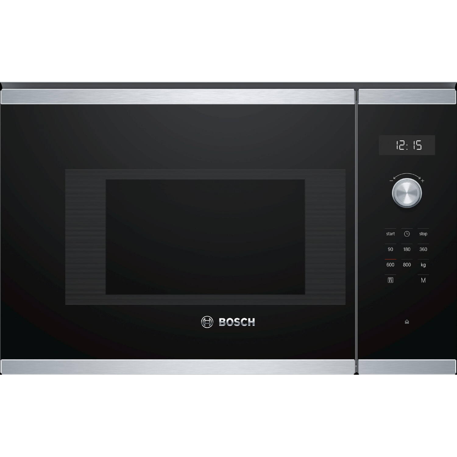 Microondas - BOSCH Serie 6 BFL524MS0, 800 W, 5 potencia, 20 l, Bicolor