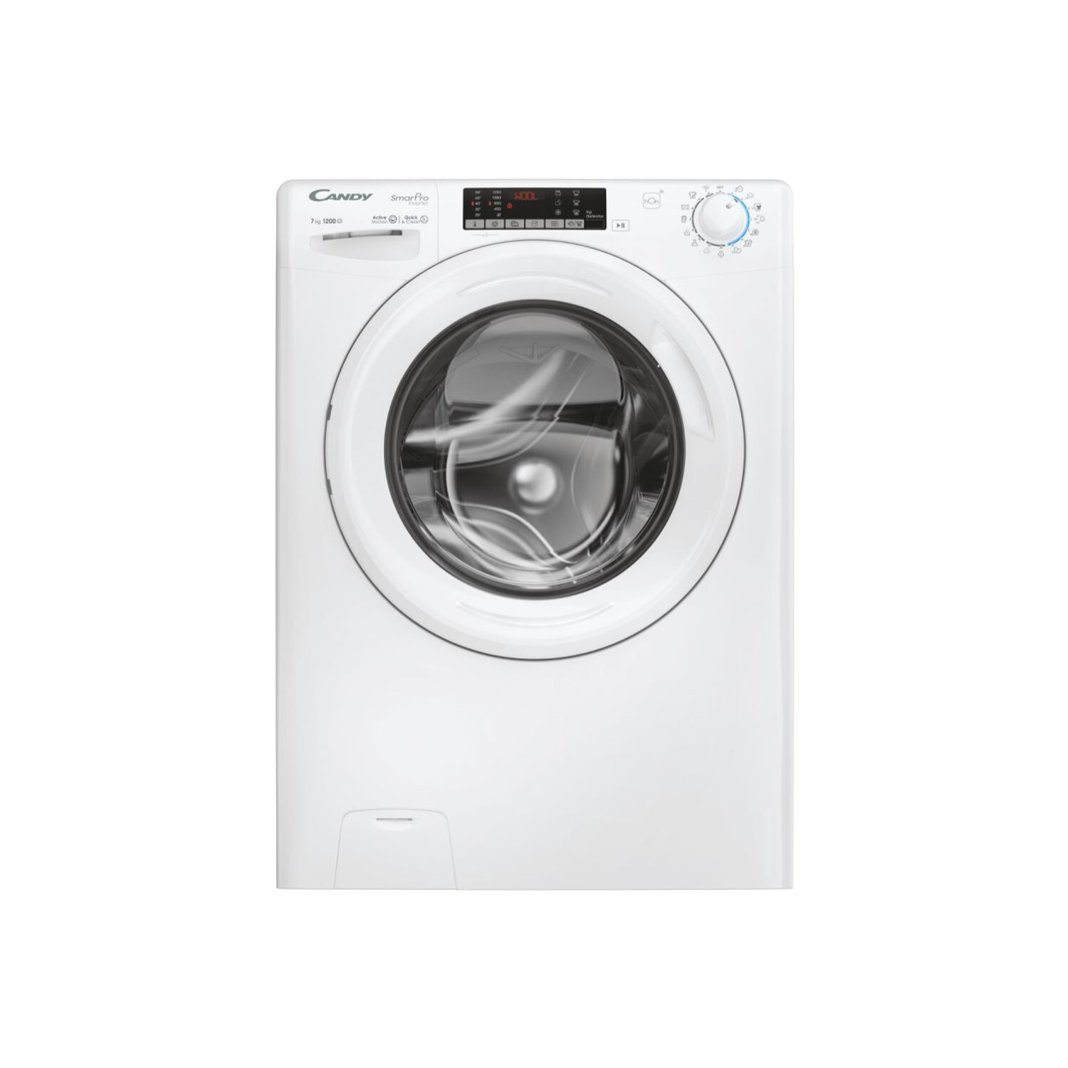 Lavadora carga frontal - CANDY CO4 274TWM6/1-S, 7 kg, 1200 rpm, 16 programas, Blanco