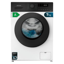 Lavadora carga frontal - Cecotec Bolero DressCode 7150 Inverter A, Capacidad 7 kg, 1400 rpm, 12 programas, Inverter Plus, SteamMax, White