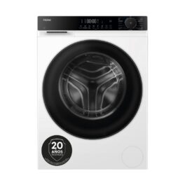 Lavadora carga frontal - Haier X5 Series HW90-BP14357TUIB, 9kg, 1400rpm, Motor Inverter, Wi-Fi, Blanco